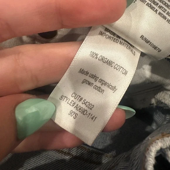 Agolde denim 90's Mid Rise Loose Fit jeans | size 23 - Picture 8 of 10